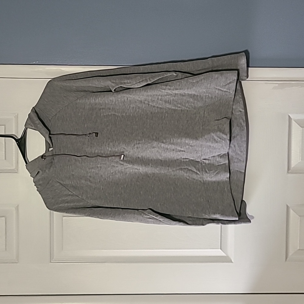 Grey athletic work hoodie
